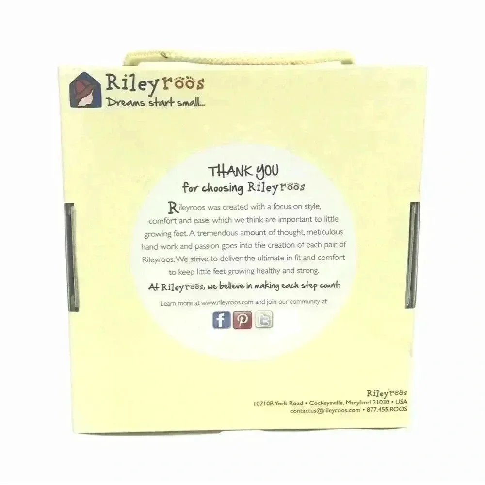 Rileyroos Allyson Easy Walker Flats Kiwi Size 18‑24M Leather NIB Toddler